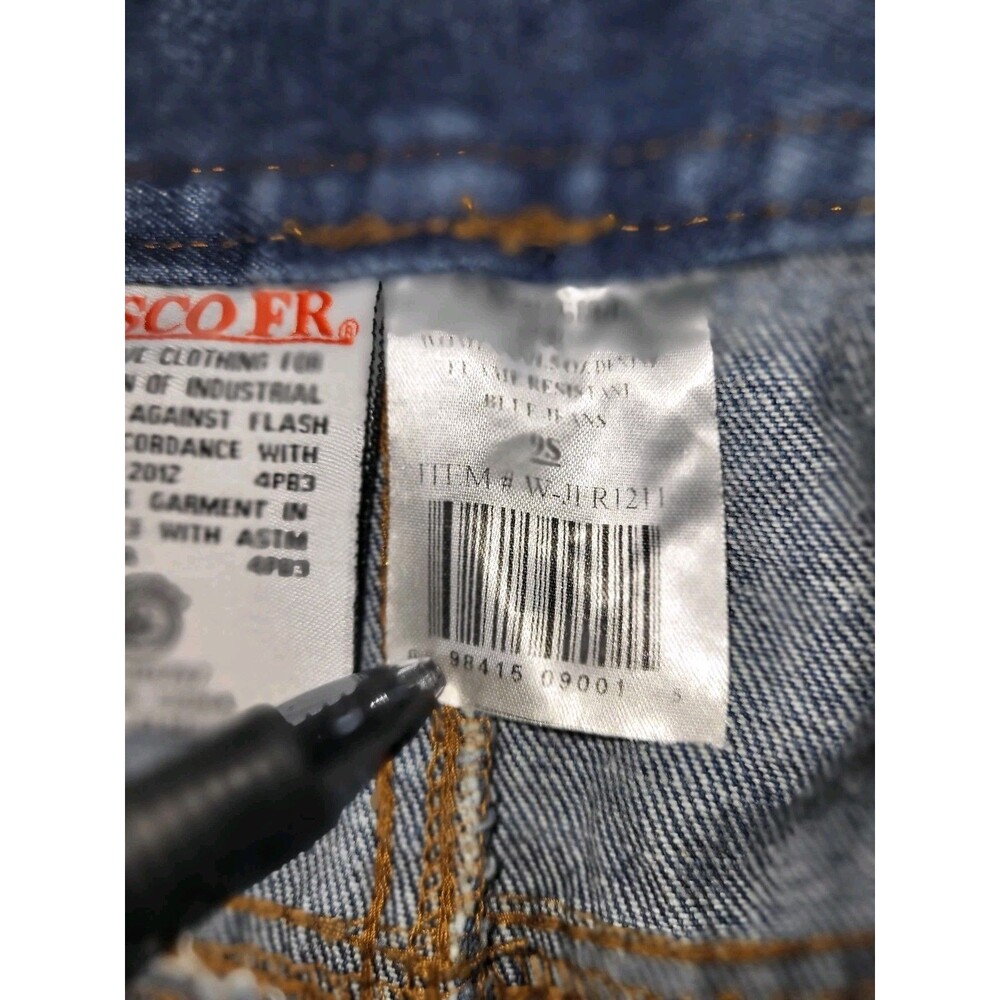 Rasco FR Women Cool Girl Flame Resistant Jeans 9 Short 29S 15x29 Safety Workwear - Picture 6 of 6